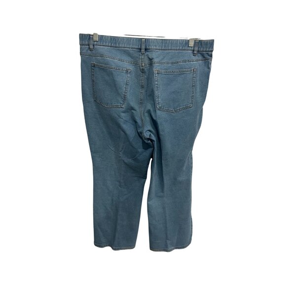 Denim & Co. Stretch Denim Jeans Blue Plus Size 20WP Mid Rise Medium Wash - Picture 2 of 9